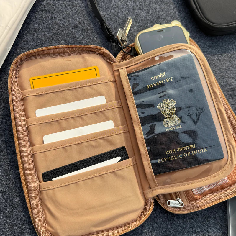 Pocketra | Smart Pocket Organizer with Multiple Zips & Storage